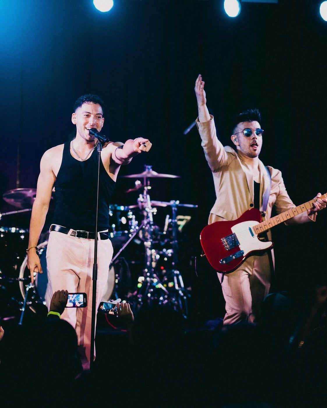Crash Adams performing